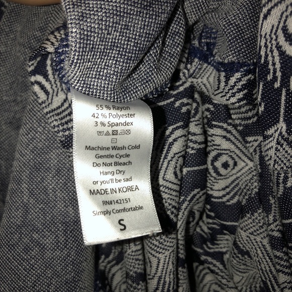 LuLaRoe Dress - Nicole - Peacock Pattern (S) - Picture 4 of 4